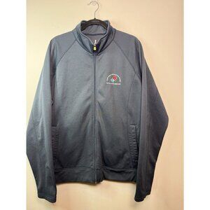 Elevate Domino’s Pizza Can’t Grow Without The Dough Men Grey Zip Up XL